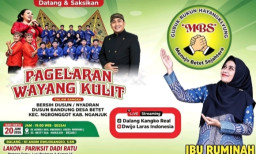 Penuhi Nadar dan Rawat Tradisi, Hj. Ruminah Gelar Wayang Kulit "Parikesit Dadi Ratu" di Nyadran Dusun Bandung