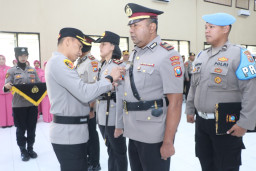 Gelombang Mutasi Polres Blitar Kota: Kasat Lantas hingga Kapolsek Resmi Berganti