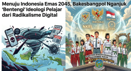 Menuju Indonesia Emas 2045, Bakesbangpol Nganjuk 'Bentengi' Ideologi Pelajar dari Radikalisme Digital