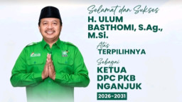 Tak Tergoyahkan.! Ulum Basthomi Kembali Dipercaya Nahkodai DPC PKB Nganjuk