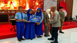 Asah Otak Generasi Muda, Polres Blitar Gelar Lomba Cerdas Cermat Meriah di HUT Bhayangkara ke-80