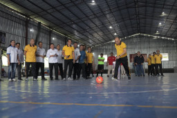 Sambut Hari Bhayangkara ke-80, Polres Blitar Gelar Turnamen Futsal Kapolres Cup Antar Pelajar SMA/SMK