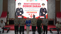 Setetes Darah, Sejuta Harapan. Aksi Kemanusiaan Polres Blitar di HUT Bhayangkara ke-80