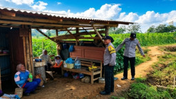 Dukung Ketahanan Pangan, Polres Blitar Blusukan ke Sawah Doko Amankan Jantung Pertanian