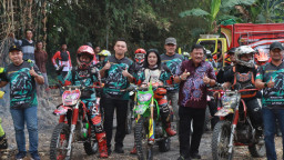 Gedor Adrenalin, Ratusan Rider Taklukkan Alas Pertapan Watu Gandul di Bhayangkara Trail Adventure Nganjuk