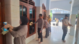 Sambut Bhayangakara 2026, Polres Nganjuk Gelar Bakti Religi Serentak di 5 Tempat Ibadah Lintas Agama