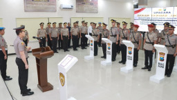 Rotasi Besar-Besaran di Polres Nganjuk, Wakapolres, Kasat, Hingga Kapolsek Resmi Berganti