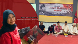 Sarasehan Bung Karno di Tengah Tantangan Zaman, Wiwin Sumrambah Ajak Generasi Muda Perjuangkan Kesejahteraan Rakyat