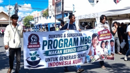 Kawal Program Strategis Nasional, Ribuan Warga Nganjuk Desak Pusat Pertahankan MBG