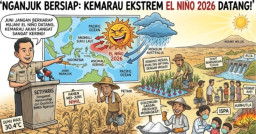 El Nino 2026 Intai Nganjuk, BMKG Warning Puncak Kemarau Kering Mulai Agustus