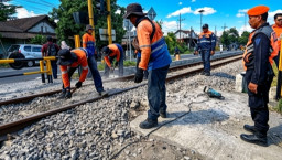 Sikat Habis Jalur Tikus, KAI Tutup Permanen Perlintasan Liar di Pasirharjo Blitar
