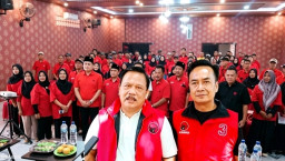 Kukuhkan Pengurus Ranting di Prambon, Kang Marhaen Bawa Wajah Baru PDIP di Prambon