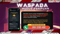 Nama Jaksa Dicatut, Kejari Nganjuk Minta Warga Waspada Modus Penipuan Minta Uang