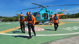 Tragedi Pantai Green Bowl, Helikopter FINNS SGi Air Bali Diterjunkan Cari 2 Wisatawan Jember yang Hilang