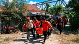 Lompat dari Jembatan, Wanita Asal Cepu Ditemukan Tewas di Dasar Sungai Bengawan Solo