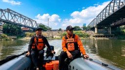 Wanita Asal Cepu Tenggelam di Padangan, Bengawan Solo, Tim SAR Gabungan Kerahkan 4 Perahu Karet