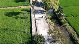 Dinas PUPR Nganjuk Rampungkan Pembangunan Jalan Kecubung–Sukomoro