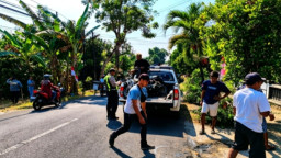 Ajal di Balik Rombongan Gerak Jalan, Rem Blong Truk Tangki Seruduk Pikap Satu Orang Tewas