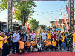 Warga Bulakrejo Nganjuk Gelar Karnaval Budaya hingga Wayang Krucil