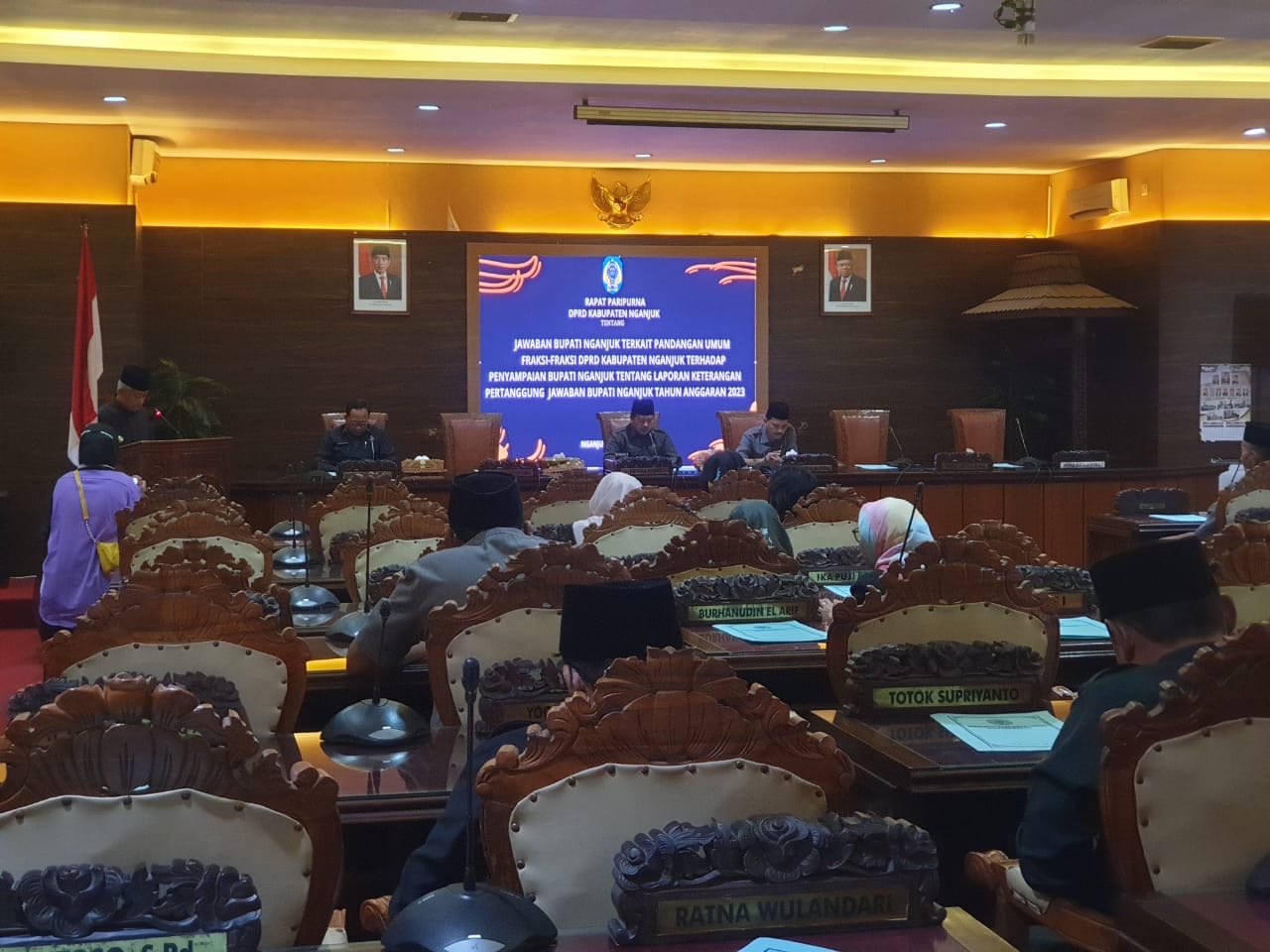 Nganjuk | Paripurna DPRD Dampak Bendungan Semantok Dan Usulan Formasi ASN