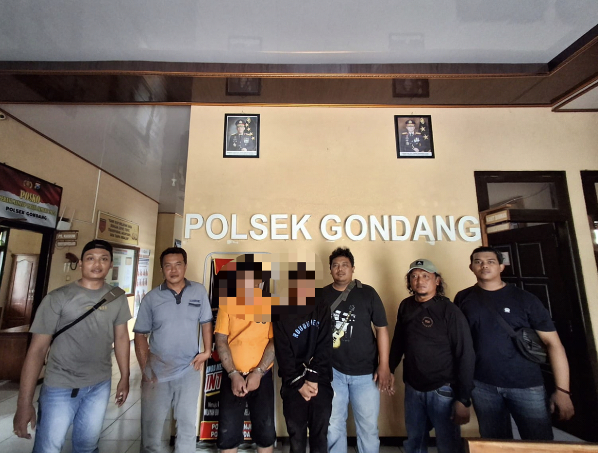 Maling Babak Belur Dihajar Massa, Satpam Bawaslu Nganjuk Jadi Korban Pencurian Sepeda Motor