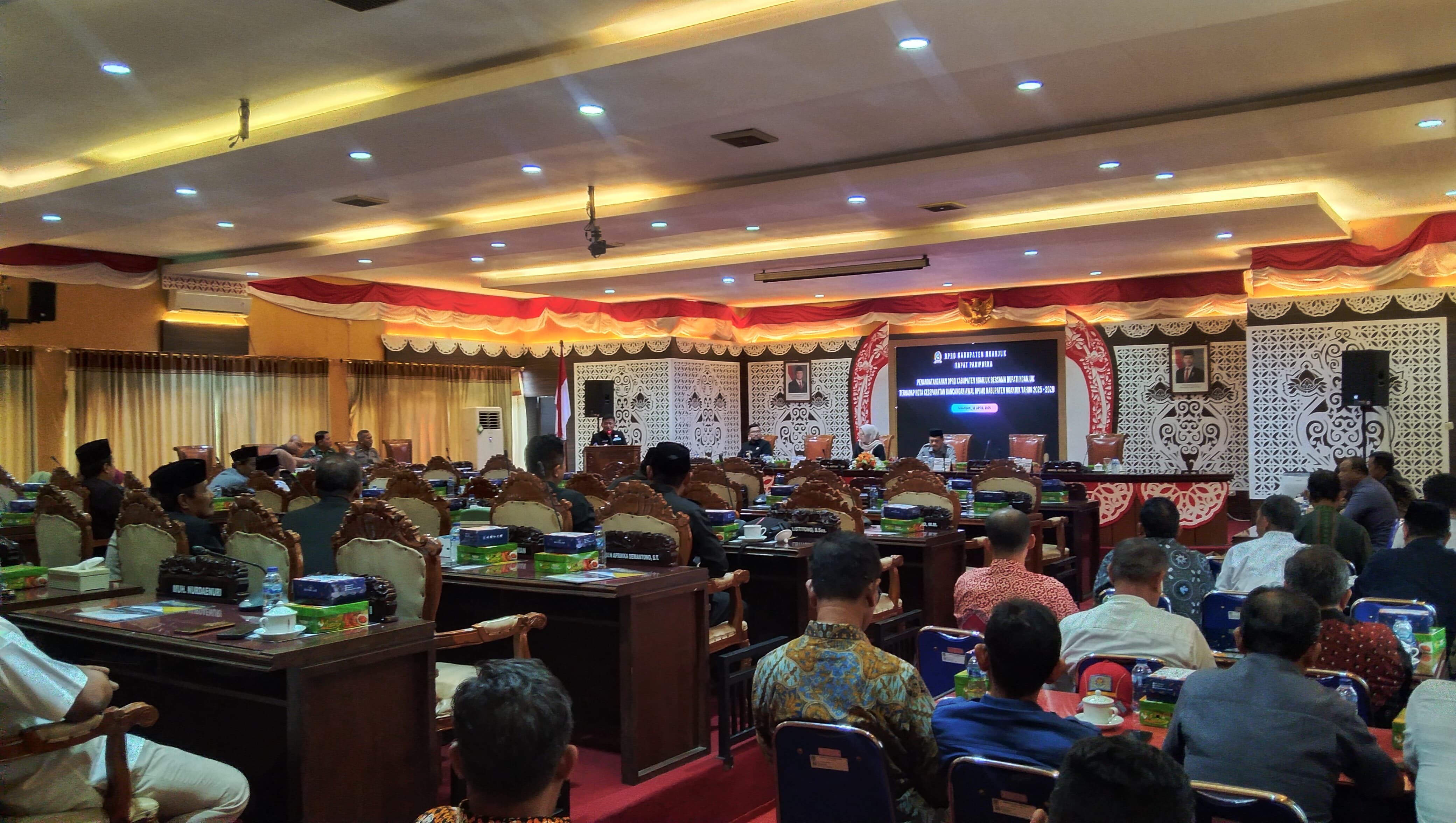DPRD Nganjuk dan Bupati Sepakati Rancangan Awal RPJMD 2025–2029