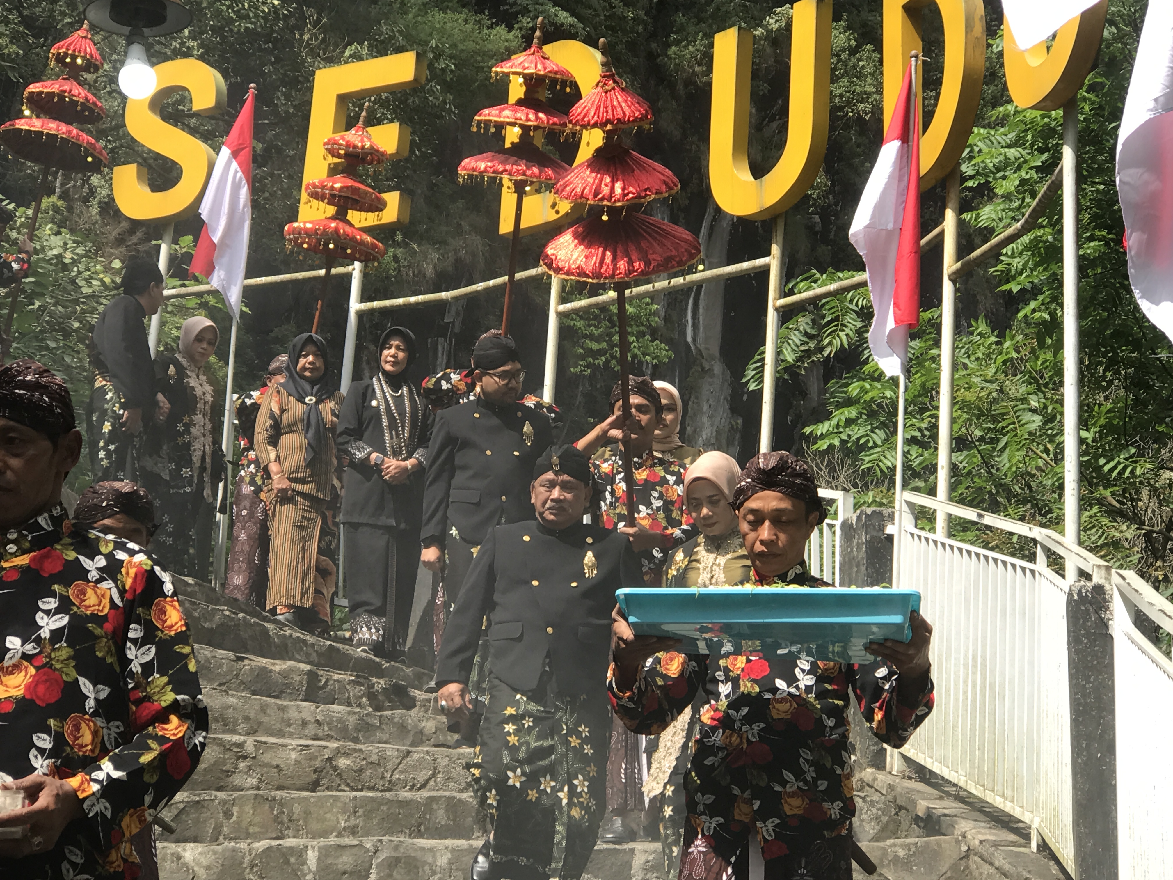Ngopi dan Nyego Jagung Meriahkan Sedudo Coffee Fest di Rangkaian Siraman Sedudo