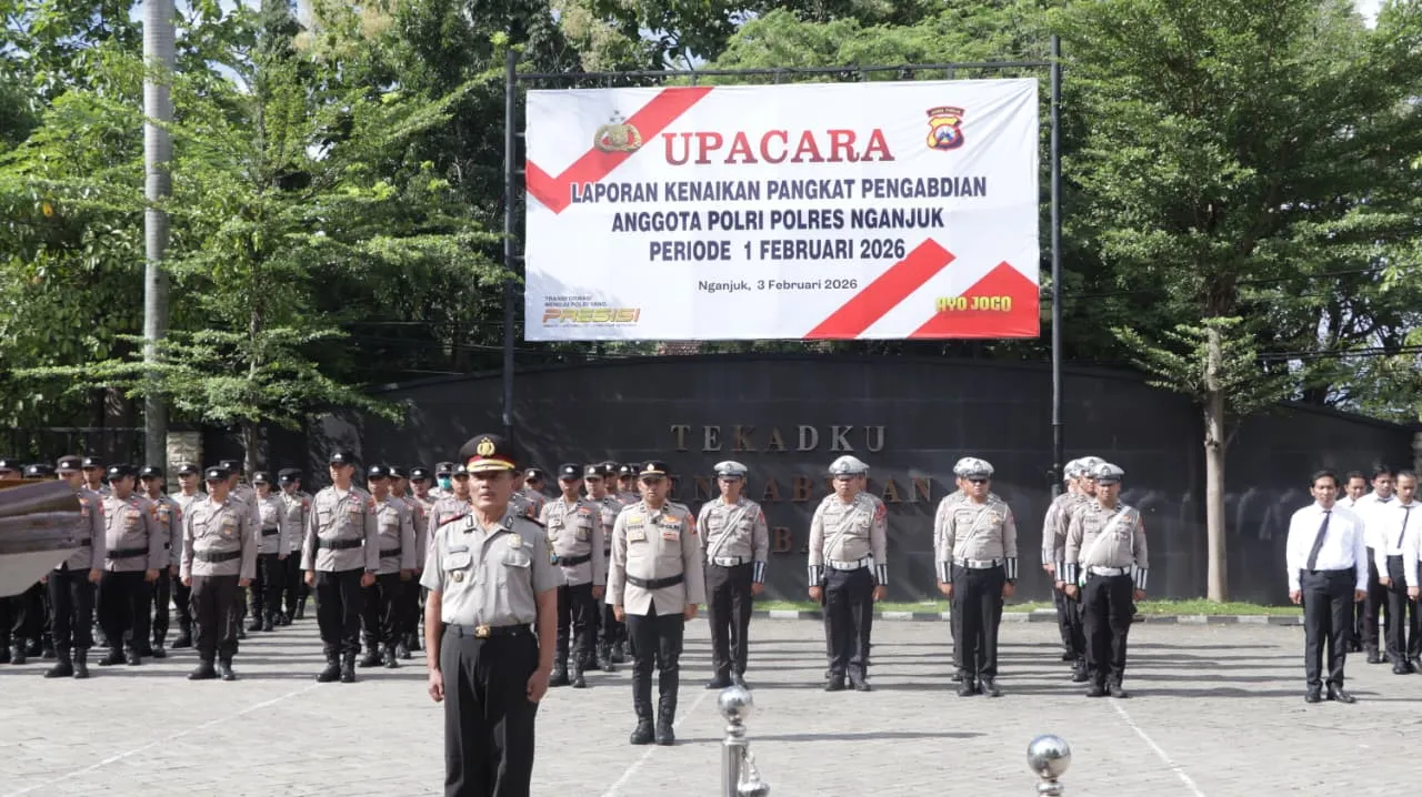 Kompol Santoso Terima Kenaikan Pangkat Pengabdian Menjelang Purna Bakti