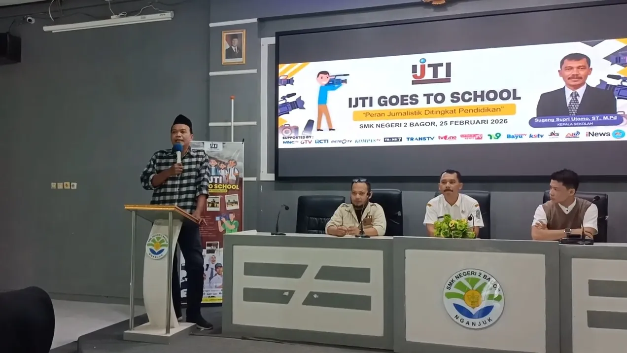 IJTI Go to School di SMKN 2 Bagor, Pelajar Mendapat Bimbingan Jurnalistik dan Etika Bermedia Sosial