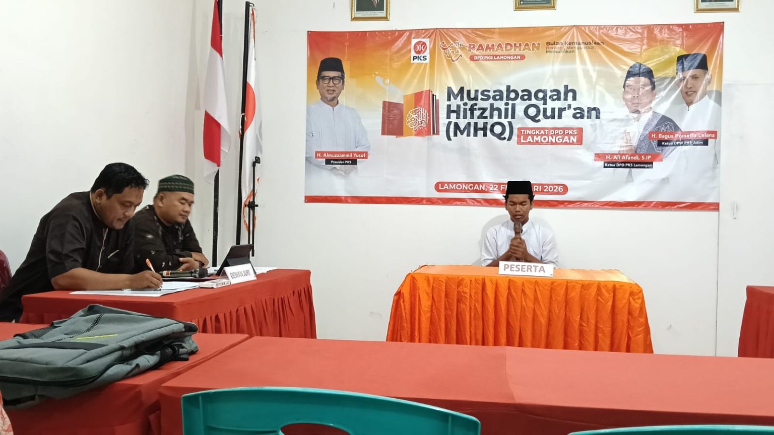 Syiarkan Al-Qur’an di Bulan Ramadan, DPD PKS Lamongan Gelar Lomba MHQ Berjenjang