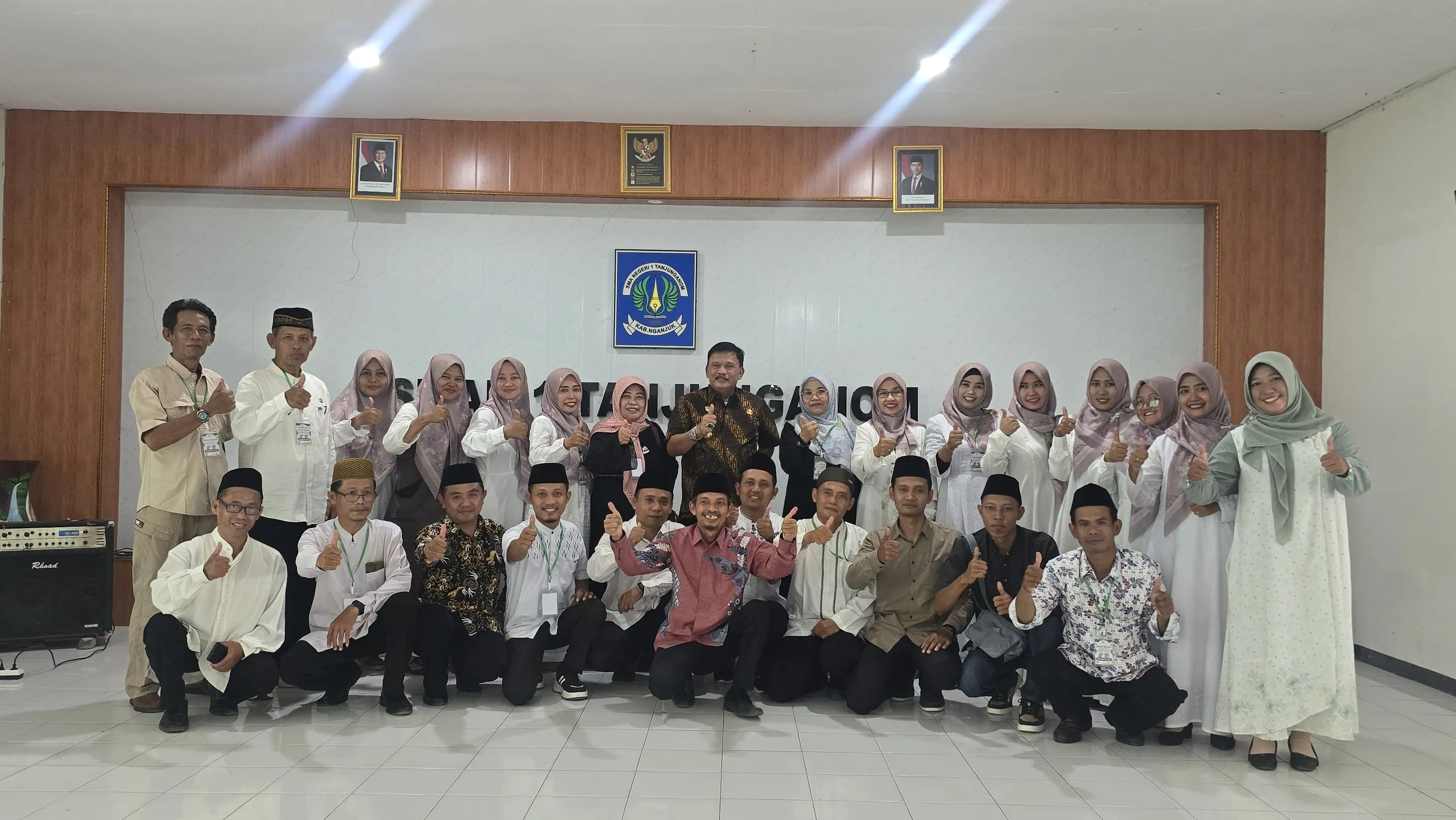 Halal Bi Halal Korwil Tanjunganom, Suasana Haru Ceria, Pererat Silaturahmi Guru