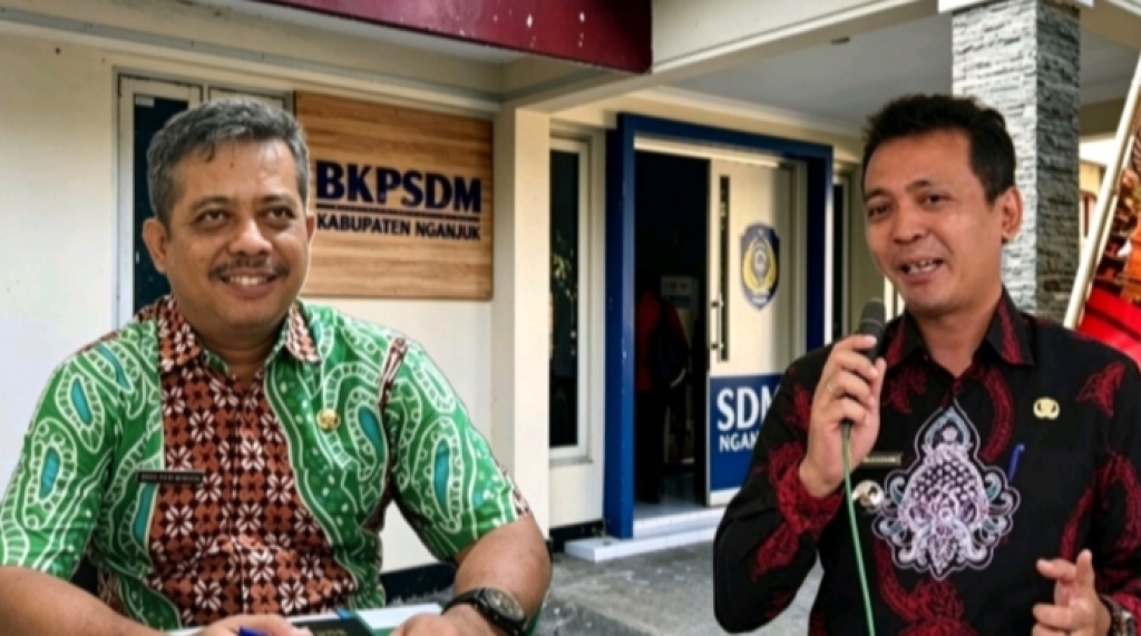 Alumnus IPDN Tempel Ketat Petahana, Perebutan Kursi Nomor Satu BKPSDM Nganjuk Memanas.!