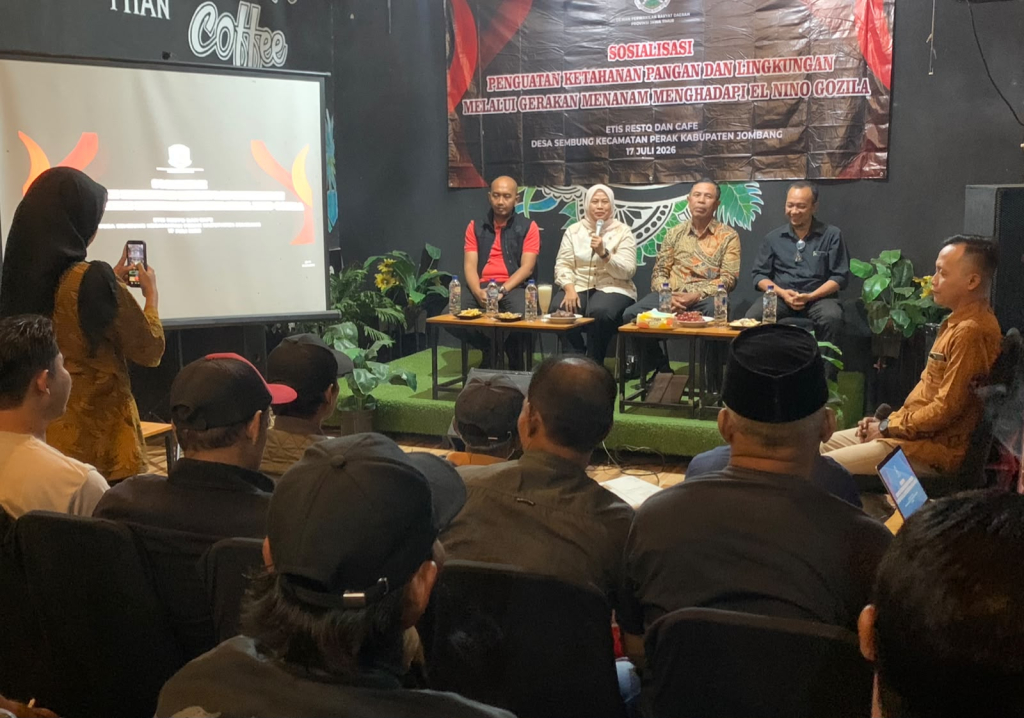 Sowan Ketahanan Pangan di Jombang, Wiwin Sumrambah Ajak Warga Tanam Sayuran saat Harga Mulai Mahal