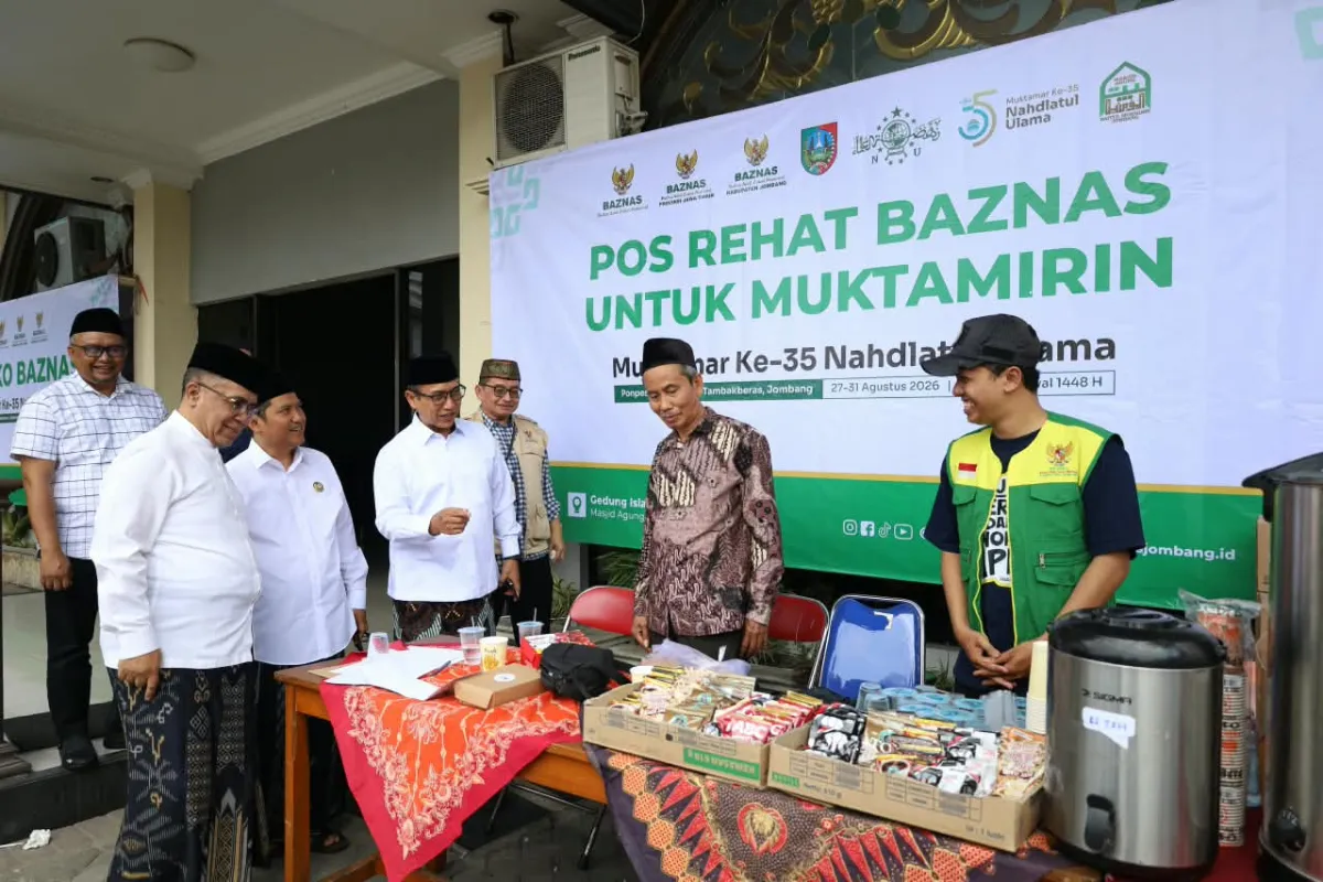 Aksi Nyata BAZNAS di Muktamar NU, Luncurkan Beasiswa Santri 2026 dan Posko Kesehatan