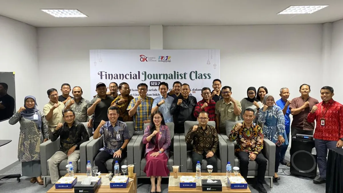 Gelar Financial Journalist Class Sesi 2, OJK Kediri Dorong Sinergi Media Kembangkan Ekosistem Syariah