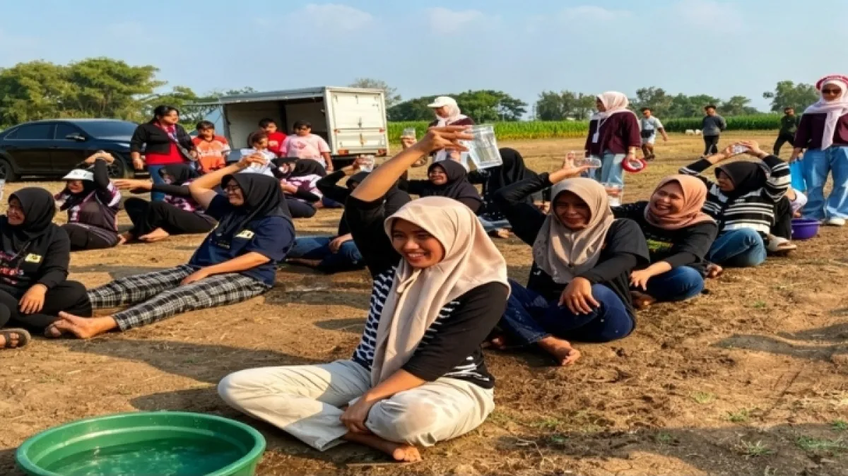 Lestarikan Nilai Persatuan, DPC Demokrat Nganjuk Gelar Lomba Agustusan Sederhana Demi Rasa Empati NTT