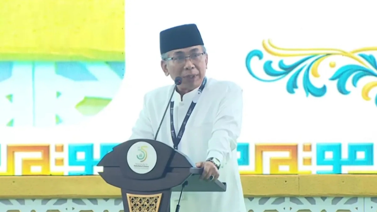 Gus Yahya Tegaskan Komitmen Sinergi PBNU dan Pemerintah saat Muktamar ke-35 di Tambakberas
