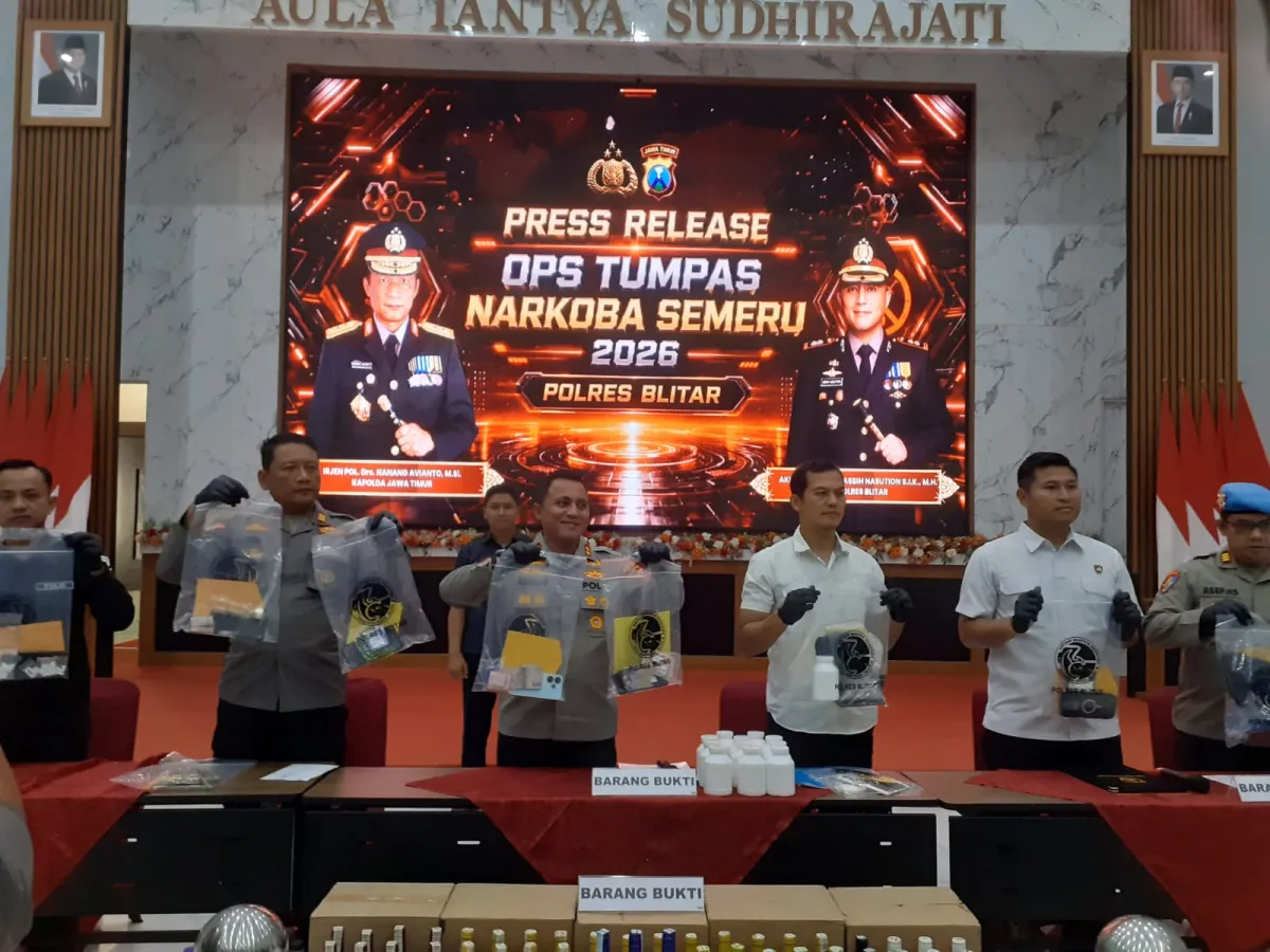IRT di Blitar Terjerat Bisnis Haram Pil Dobel L, Diciduk Polisi dalam Operasi Tumpas Semeru 2026