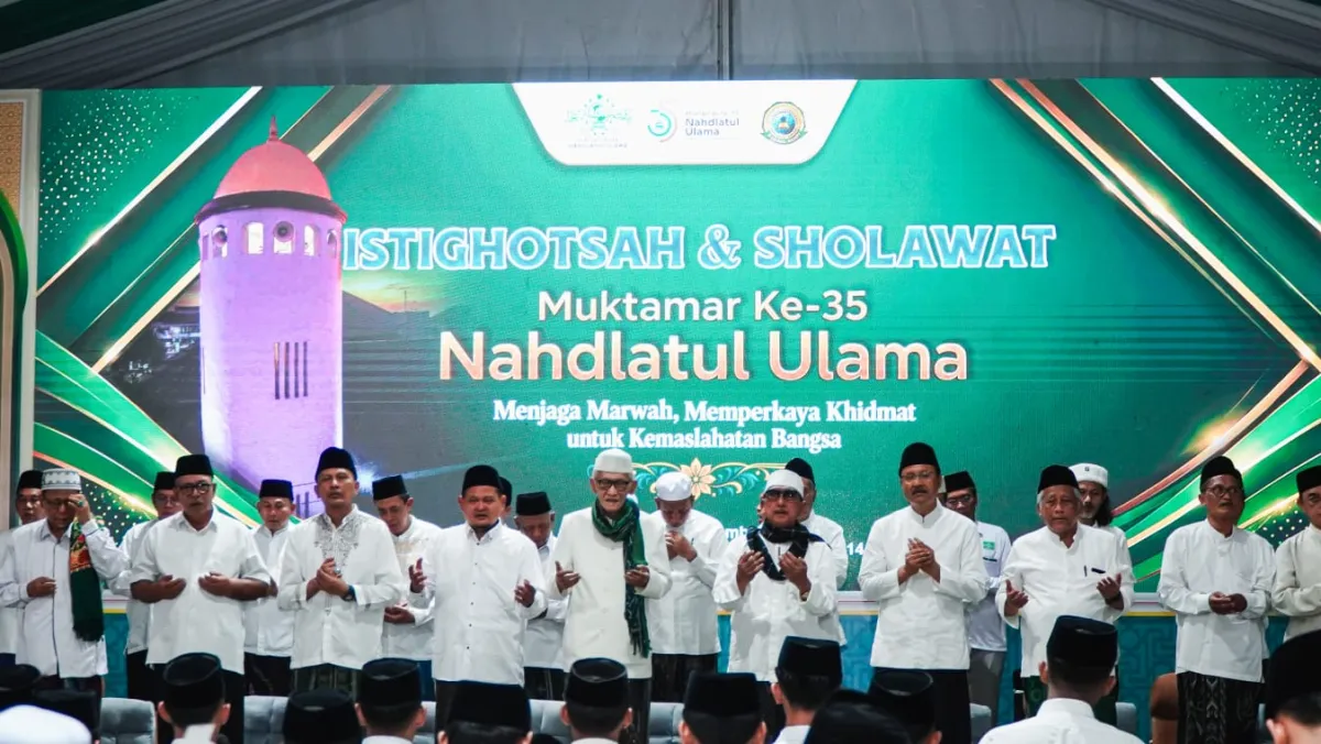 Mengetuk Pintu Langit di Tambakberas, Ribuan Warga Nahdliyin Gelar Istighosah Jelang Muktamar ke-35 NU
