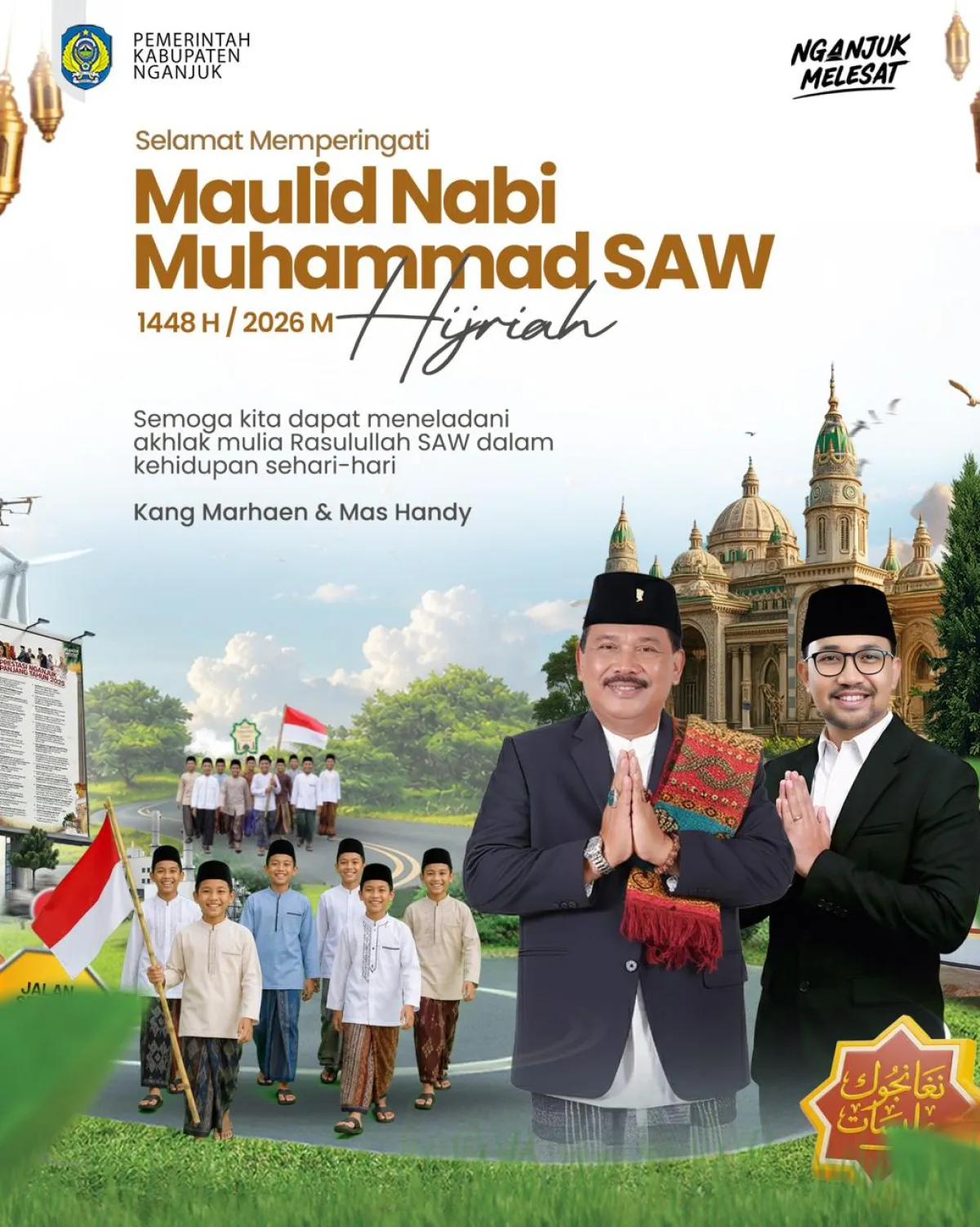 Peringati Maulid Nabi SAW 1448 H, Bupati Marhaen Ajak Teladani Akhlak Mulia Rasulullah
