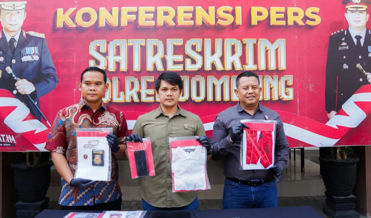 Polisi Gadungan Jerat Wanita Lewat Love Scamming, Rekam Video Syur Lalu Meras, Pelaku Diringkus Polres Jombang