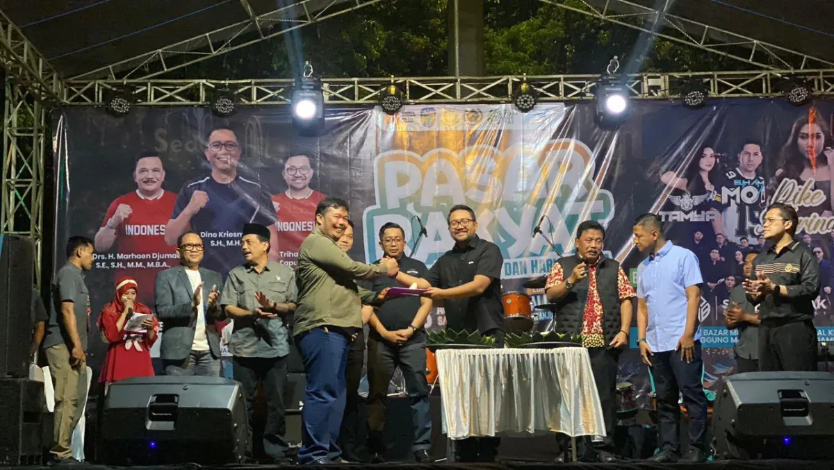 Sinergi Kejari dan PWI Nganjuk Dorong Ekonomi Rakyat Lewat Gelaran Pasar Rakyat 2026