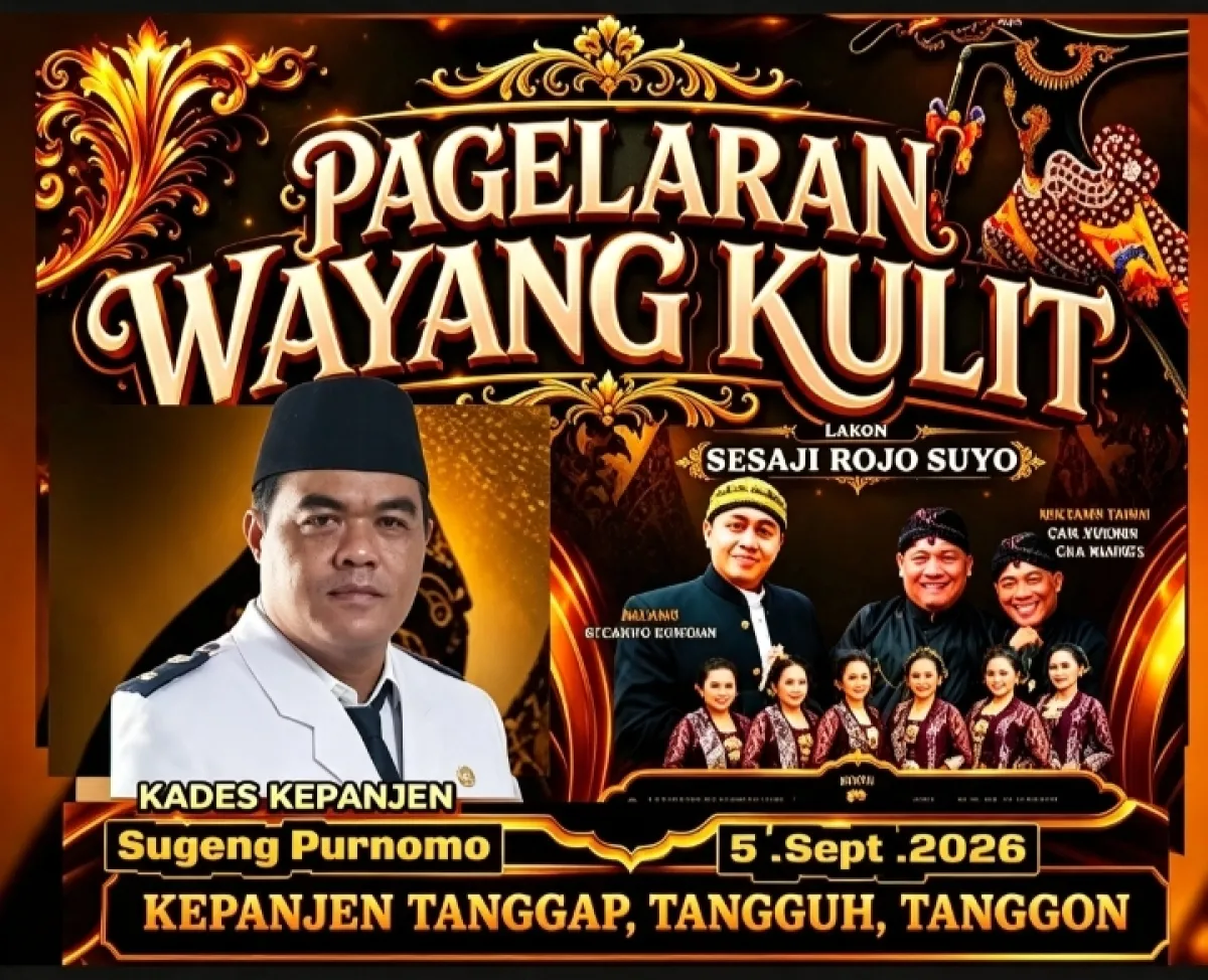 Menuju Desa Tanggap dan Tangguh 2027, HUT RI 81 Pemdes Kepanjen Nganjuk Gelar Tayuban & Wayang Kulit Semalam Suntuk
