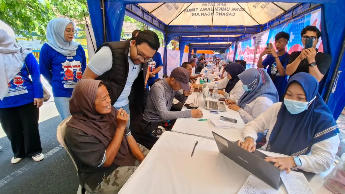 Peringati HUT ke-25, DPC Partai Demokrat Nganjuk Gelar Donor Darah dan Cek Kesehatan Gratis