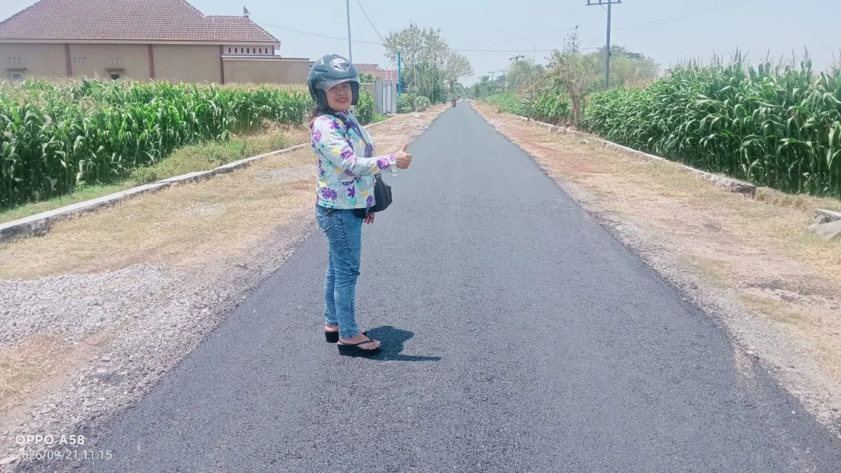 Dorong Ekonomi Desa, PUPR Nganjuk Prioritaskan Pengaspalan Hotmix Jalur Getas-Kepanjen