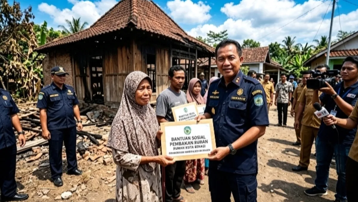 Gerak Cepat Pemkab Nganjuk Salurkan Bantuan Perbaikan Rumah Korban Kebakaran