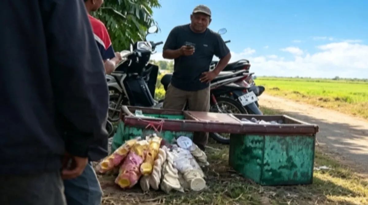 Aksi Keji di Jalan Persawahan Jatibanjar Jombang, Pulang dari Pasar Pasutri Dianiaya Begal
