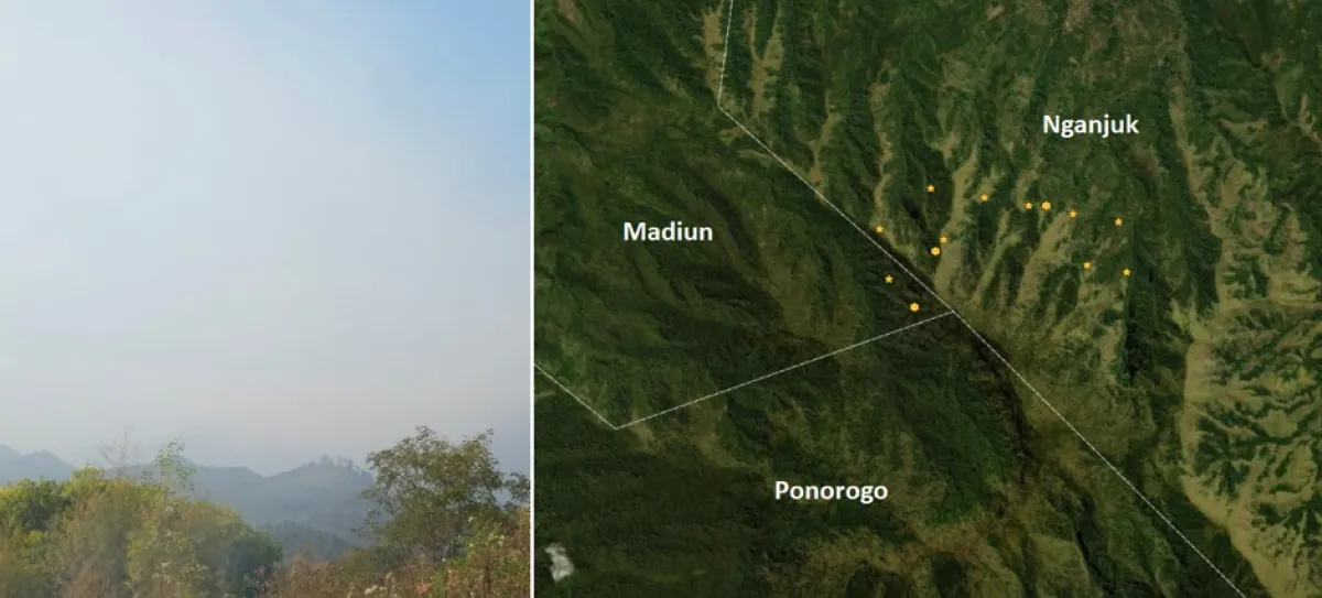 Titik Panas Puncak Gunung Wilis Mulai Menyusut, BMKG Warning Kebakaran Belum Sepenuhnya Padam