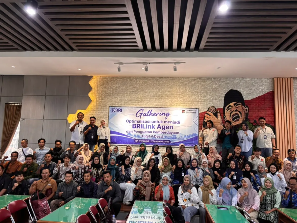 Perkuat Ekonomi Pedesaan, BRI Trenggalek Dorong BUMDes Jadi Agen BRILink
