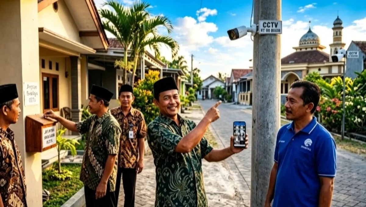 Cegah Suudzon Antar tetangga, Warga Bogo Nganjuk Kompak Beli CCTV dari Uang Jimpitan
